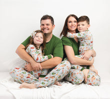 Load image into Gallery viewer, Grey Cocoa Cups 2-Piece Long Sleeve Pjs
