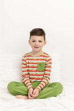 Load image into Gallery viewer, Christmas Stripes 2-Piece Jogger Daywear
