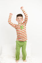 Load image into Gallery viewer, Christmas Stripes 2-Piece Jogger Daywear
