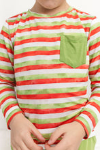 Load image into Gallery viewer, Christmas Stripes 2-Piece Jogger Daywear
