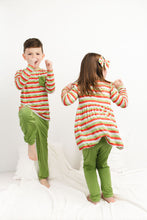 Load image into Gallery viewer, Christmas Stripes 2-Piece Jogger Daywear
