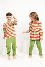 Load image into Gallery viewer, Christmas Stripes 2-Piece Jogger Daywear
