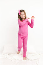 Load image into Gallery viewer, Pretty Pink 2-Piece Long Sleeve Pjs
