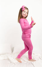 Load image into Gallery viewer, Pretty Pink 2-Piece Long Sleeve Pjs
