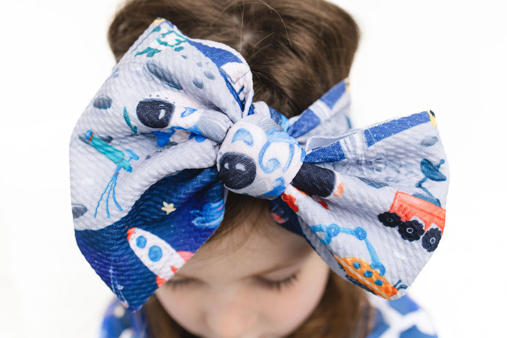 Space Big Bow Headband