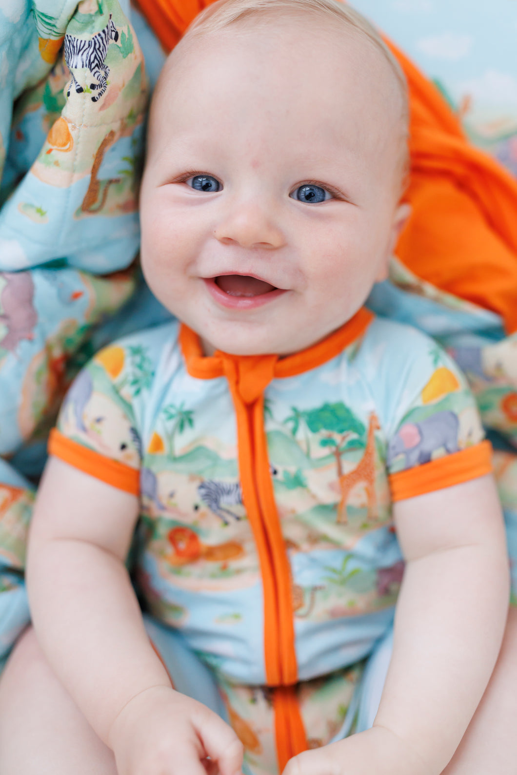 Sunny Safari Shorts Romper