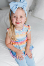 Load image into Gallery viewer, Solace Skies Light Blue Big Bow Headband
