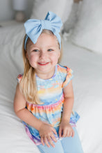 Load image into Gallery viewer, Solace Skies Light Blue Big Bow Headband
