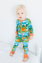 Load image into Gallery viewer, Camping Critters Long Sleeve Romper
