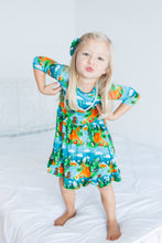 Load image into Gallery viewer, Camping Critters Girls Dress with bottoms
