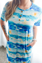 Load image into Gallery viewer, Luna Lights Short sleeve Women&#39;s nightgown
