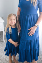 Load image into Gallery viewer, Navy Blue Women&#39;s Maxi Dress
