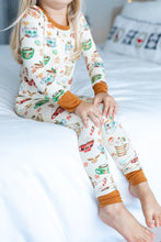 Load image into Gallery viewer, Cream Cocoa Cups 2-Piece Long Sleeve Pjs
