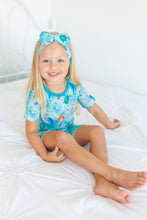 Load image into Gallery viewer, Ocean Oasis 2-Piece Shorts Pjs
