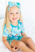 Load image into Gallery viewer, Ocean Oasis 2-Piece Shorts Pjs
