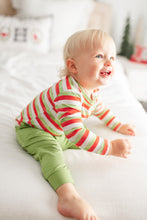 Load image into Gallery viewer, Christmas Stripes 2-Piece Jogger Daywear
