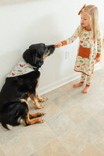 Load image into Gallery viewer, Green Grey Cocoa Cups Dog Bandanas
