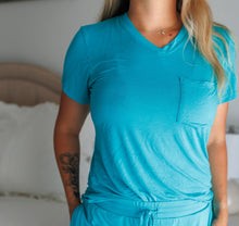 Load image into Gallery viewer, Tidal Teal Women&#39;s Short Sleeve top
