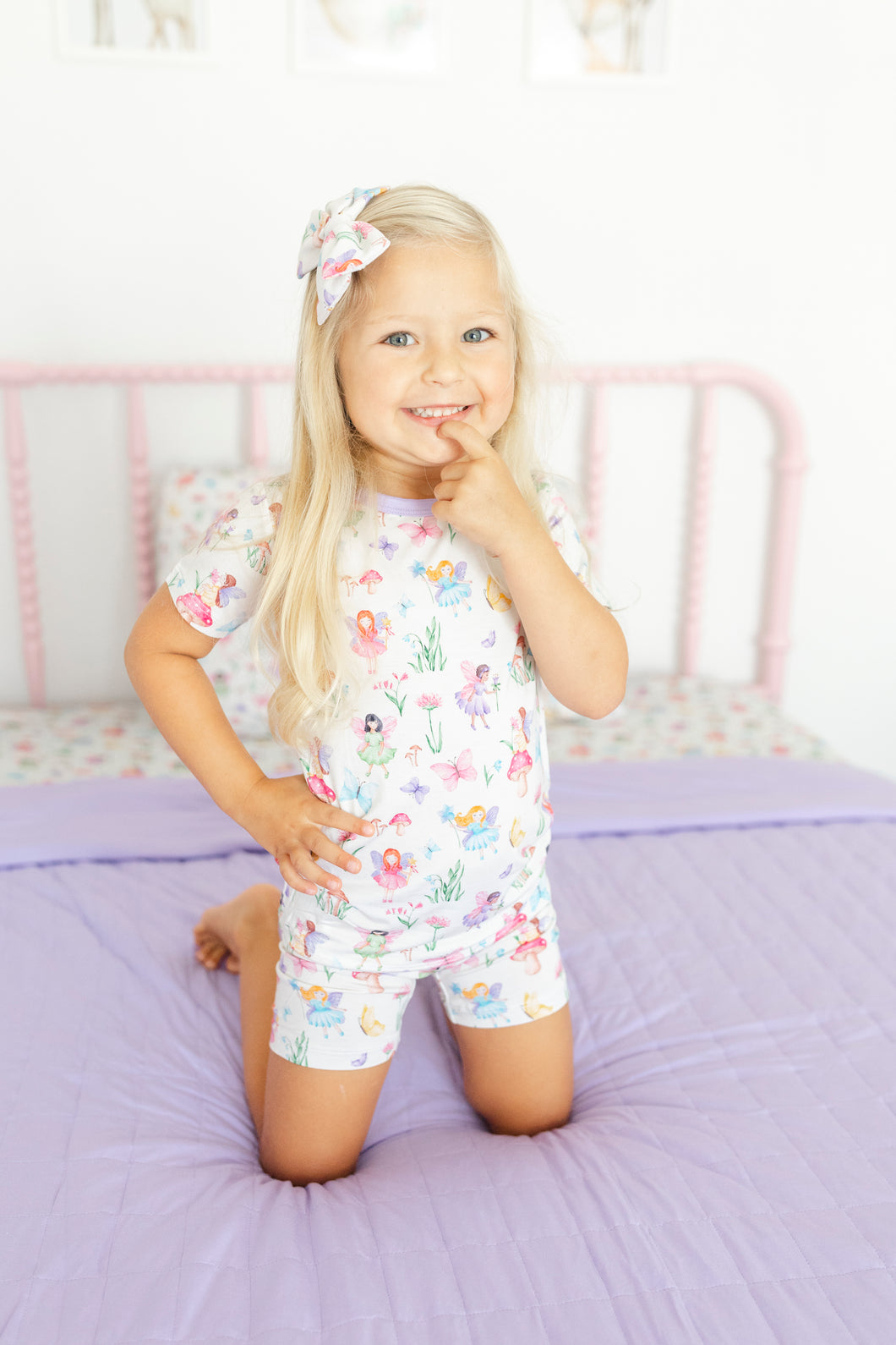 Fluttering Fairies 2-Piece Shorts Pjs