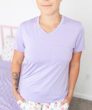 Load image into Gallery viewer, Lavender Lillies Women&#39;s Short Sleeve top
