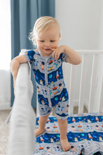 Load image into Gallery viewer, Space Shorts Romper
