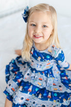 Load image into Gallery viewer, Space Girls Dress with bottoms
