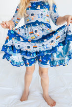 Load image into Gallery viewer, Space Girls Dress with bottoms

