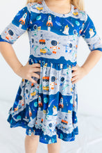 Load image into Gallery viewer, Space Girls Dress with bottoms

