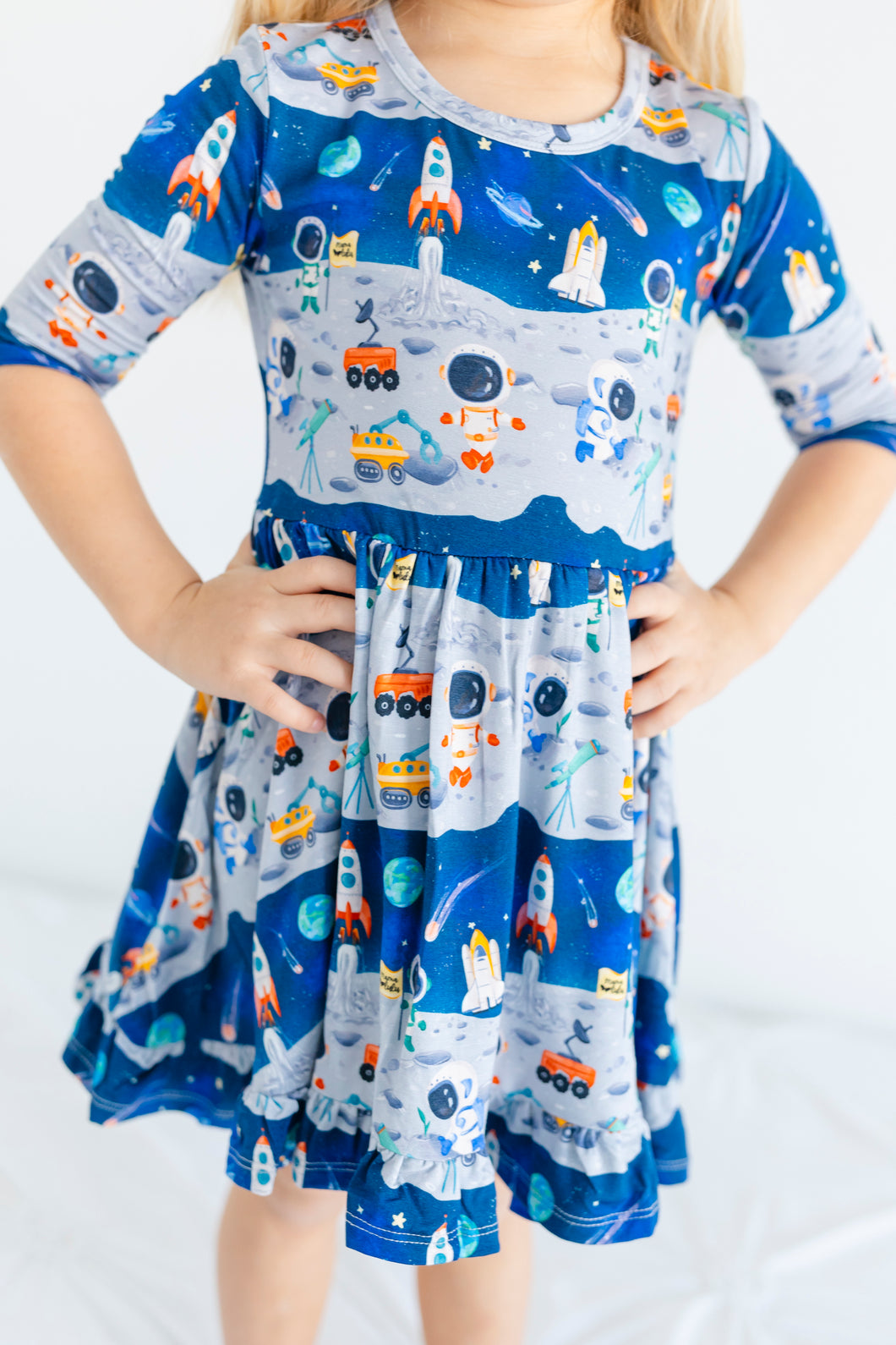 Space Girls Dress with bottoms