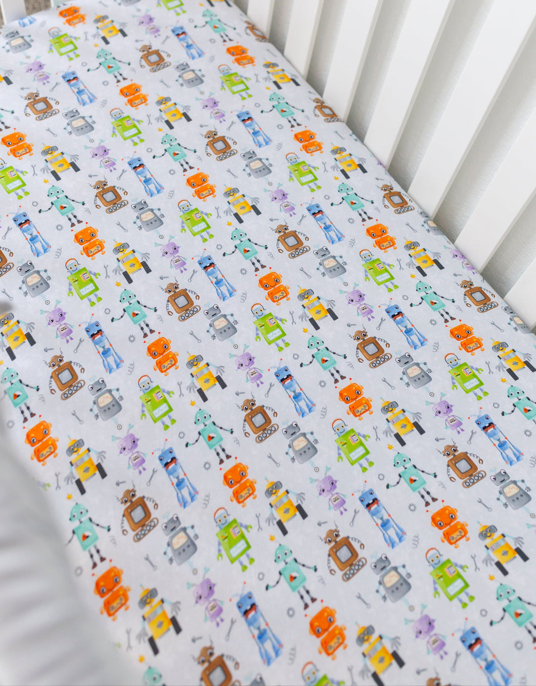 Zoomie Zots Twin Fitted Sheet Plus Pillowcase