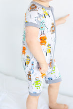 Load image into Gallery viewer, Zoomie Zots Shorts Romper
