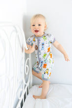 Load image into Gallery viewer, Zoomie Zots Shorts Romper
