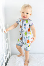 Load image into Gallery viewer, Zoomie Zots Shorts Romper
