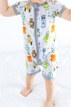 Load image into Gallery viewer, Zoomie Zots Shorts Romper
