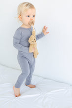Load image into Gallery viewer, Groovy Grey Long Sleeve Romper
