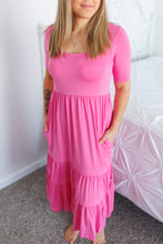 Load image into Gallery viewer, Pretty Pink Women&#39;s Maxi Dress
