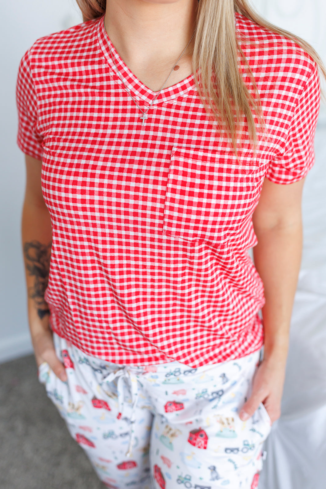 Friendly Farm Women's Short Sleeve Top