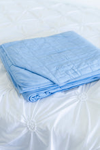 Load image into Gallery viewer, Steele Blue Adult Quilted Blanket
