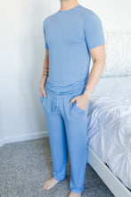 Load image into Gallery viewer, Steele Blue Men&#39;s bottom pjs
