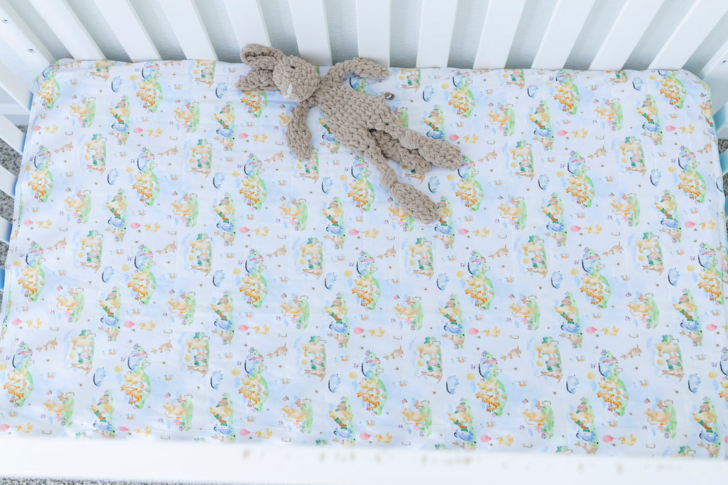 Pooh Pals Crib Sheet