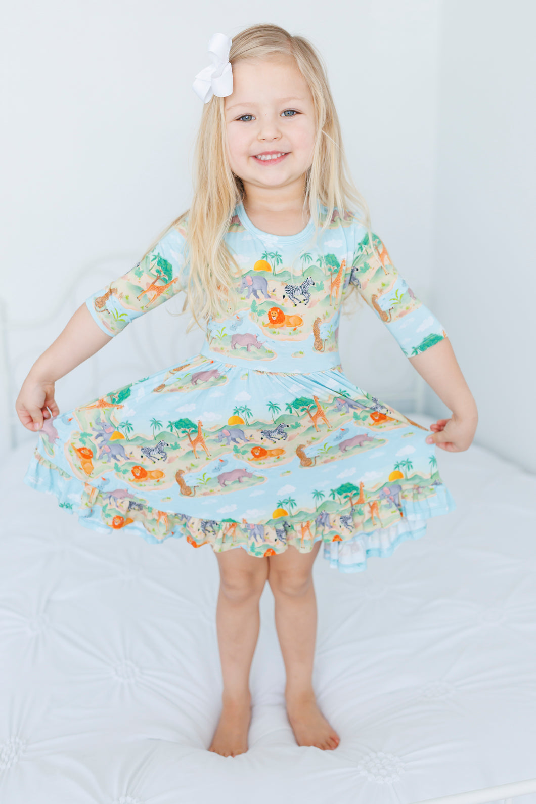 Sunny Safari Girls Dress