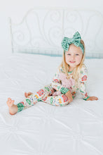 Load image into Gallery viewer, Barnyard Besties Green Plaid Big Bow Headband
