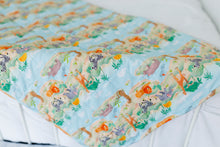 Load image into Gallery viewer, Sunny Safari quilted Blanket
