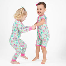 Load image into Gallery viewer, Tea Three Shorts Romper

