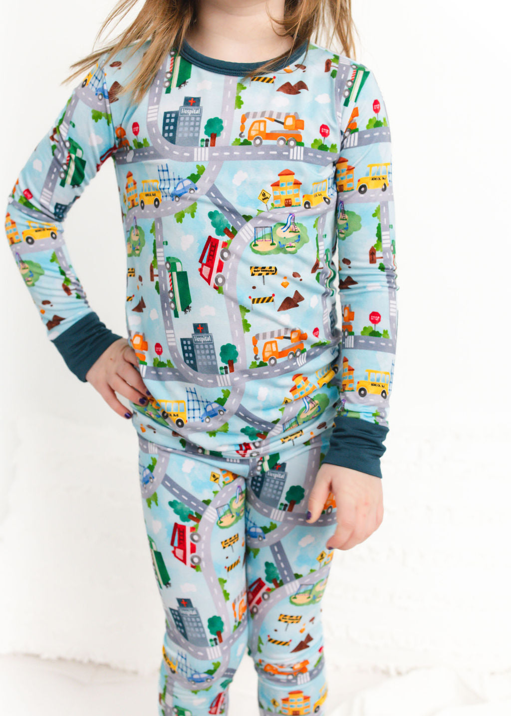 Tiny Town 2-Piece Long Sleeve Pjs