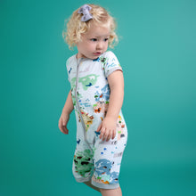 Load image into Gallery viewer, World Map Shorts Romper
