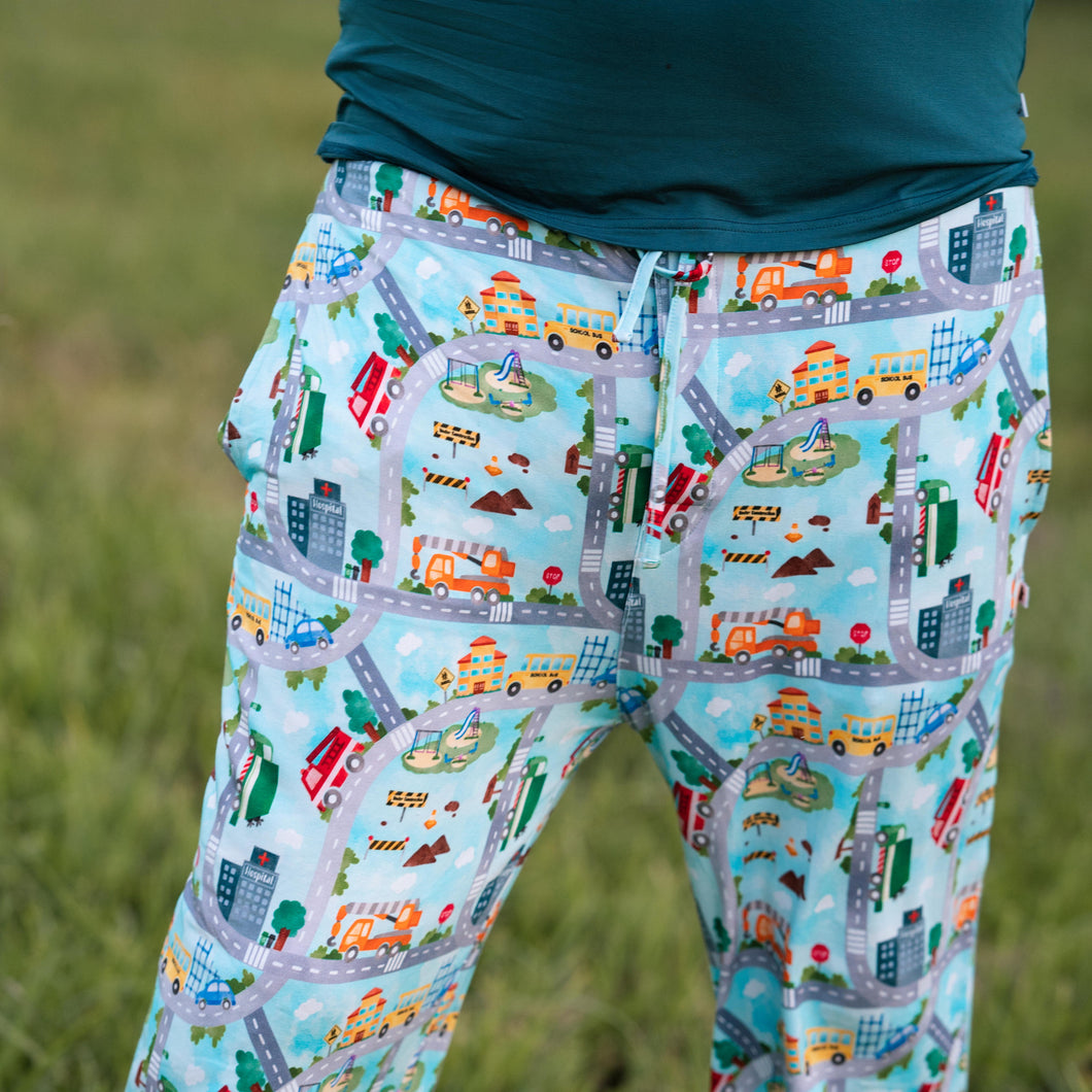 Tiny Town Men's bottom pjs