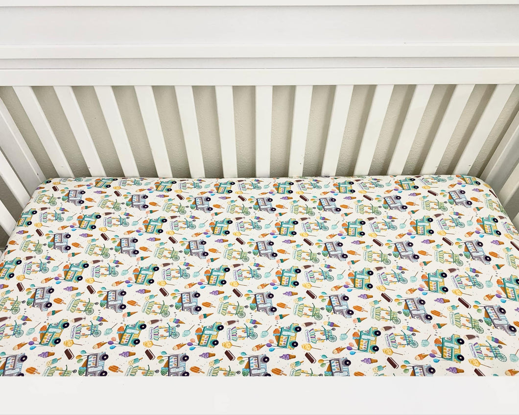 Ice Cream Crib Sheet