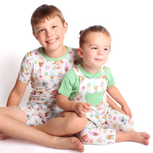 Load image into Gallery viewer, Garden Gnomes 2-Piece Shorts Pjs
