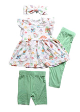 Load image into Gallery viewer, Garden Gnomes  3-Piece Peplum Set
